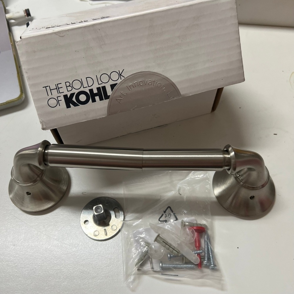 Kohler K-11374-BN Forte Sculpted Toilet Paper Holder Vibrant Brushed Nickel NIB